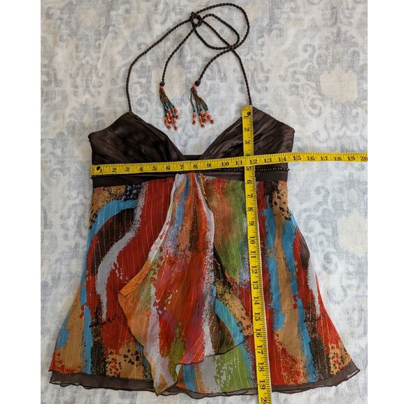 Bebe Y2k Vintage Silk Tank Top - Picture 14 of 16